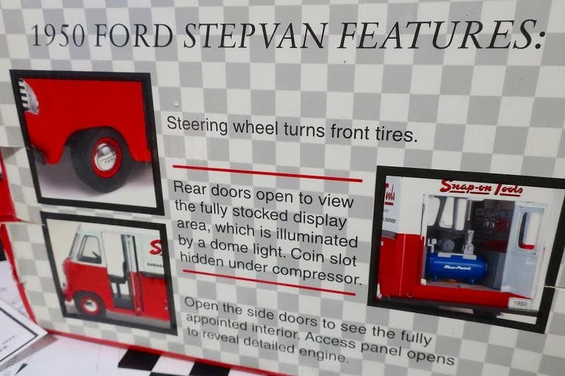 スナップオン Snap on 1/24 ツール満載 1950 ステップバン