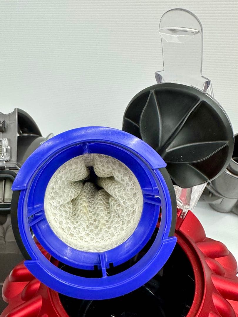 動作保証品　赤　ダイソン　CY24 掃除機　本体のみ　ホース ダストケース付