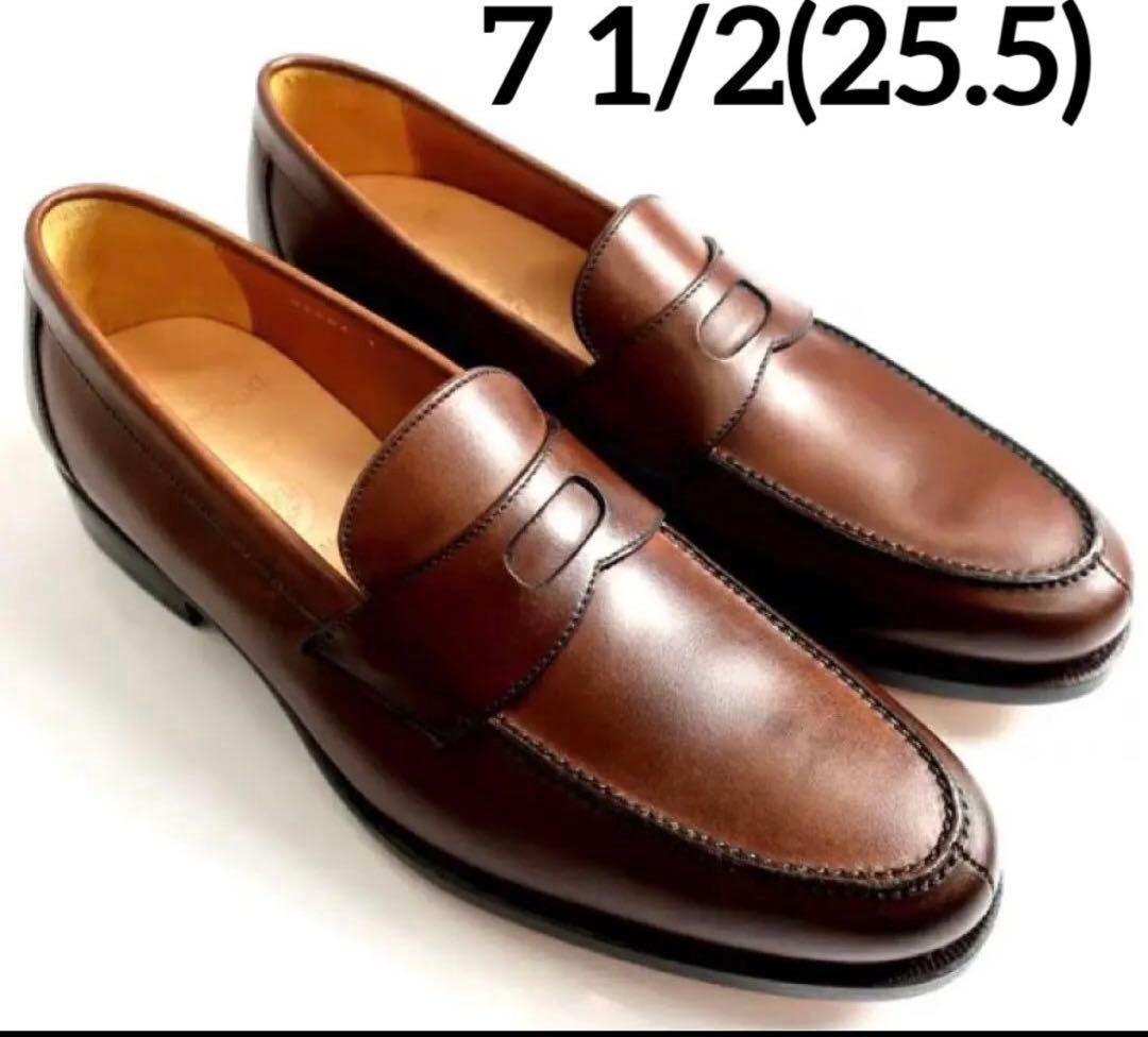 ユニオンインペリアル　ローファー　ブラウン　25.5相当　7 1/2