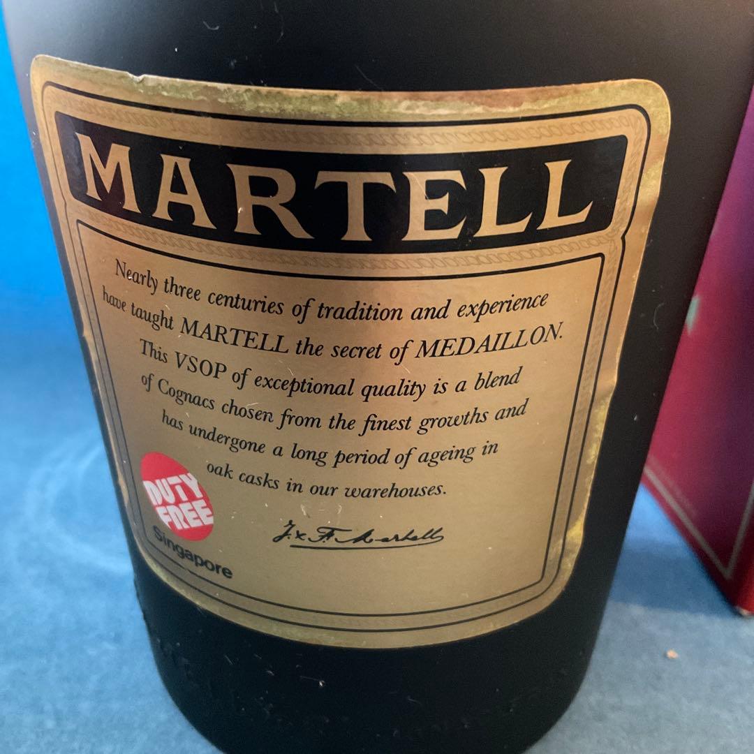 Y*L様 新品 未開栓　マーテル VSOP メダイヨン 旧ラベル 希少 1L　箱
