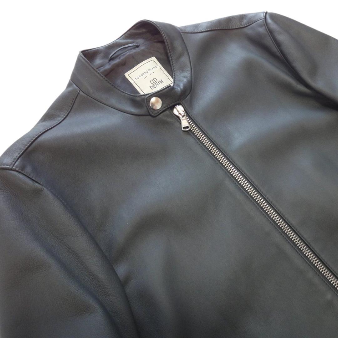 TOMORROWLAND x DENIM ラムレザー ライダースジャケット 羊革