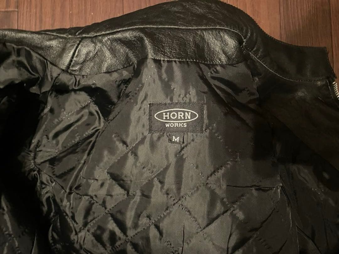 HornWorks ホーンワークス　シングルライダースジャケット　Ｍ