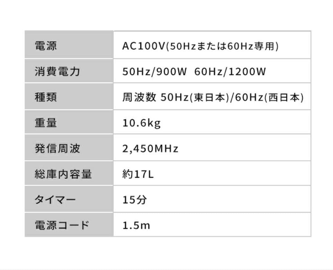 IRIS OHYAMA 単機能電子レンジ 17L