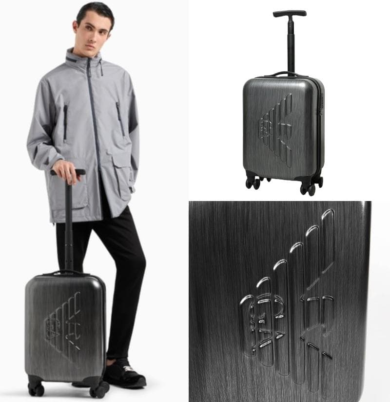 新品◆EMPORIO ARMANI■キャリーケース スーツケース 機内持ち込み