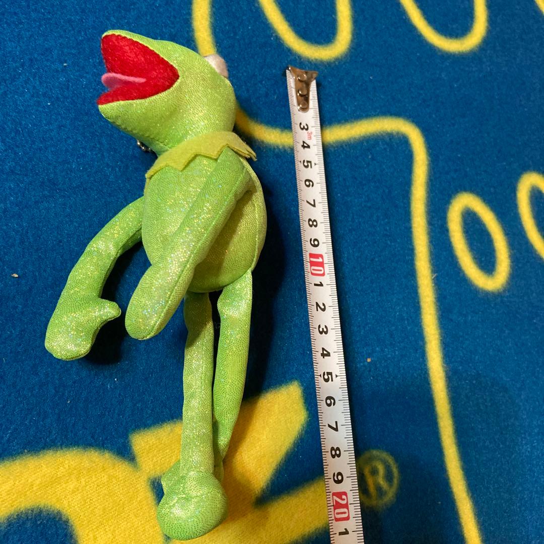 綺麗め　カーミット　ぬいぐるみ　キーホルダー　ディズニー　マペット　セサミ