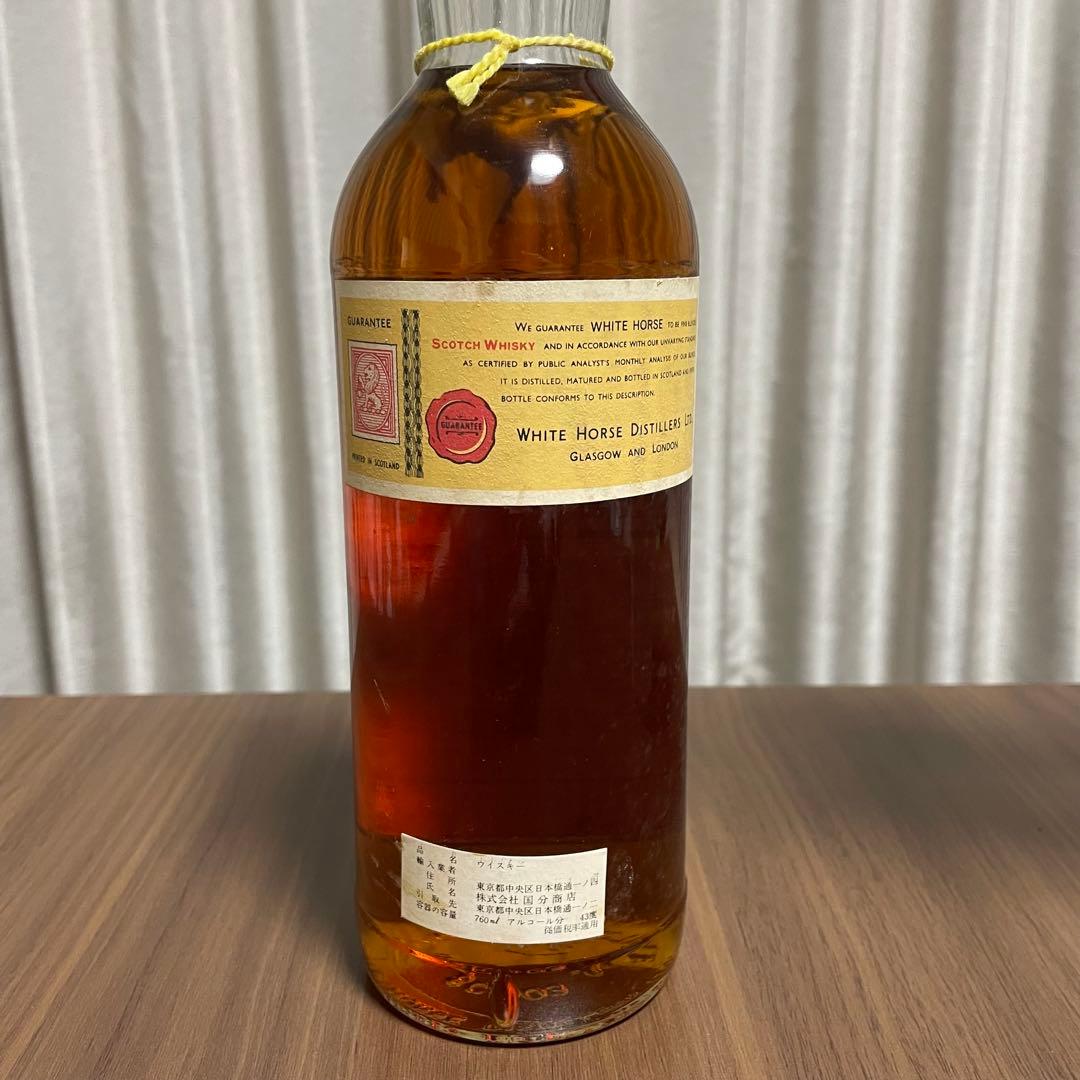 未開栓 ホワイトホース スコッチウイスキー 760ml 43% 古酒