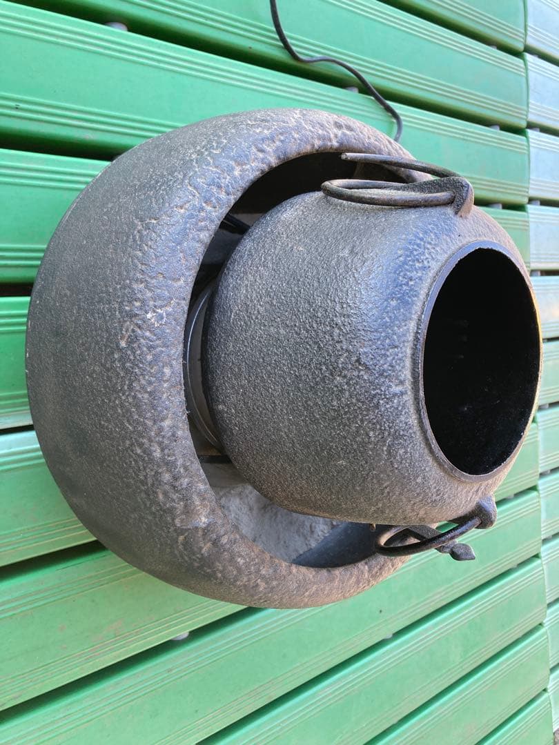 ニクロム線ヒーター製 南部鉄製 七輪 直径約30cm