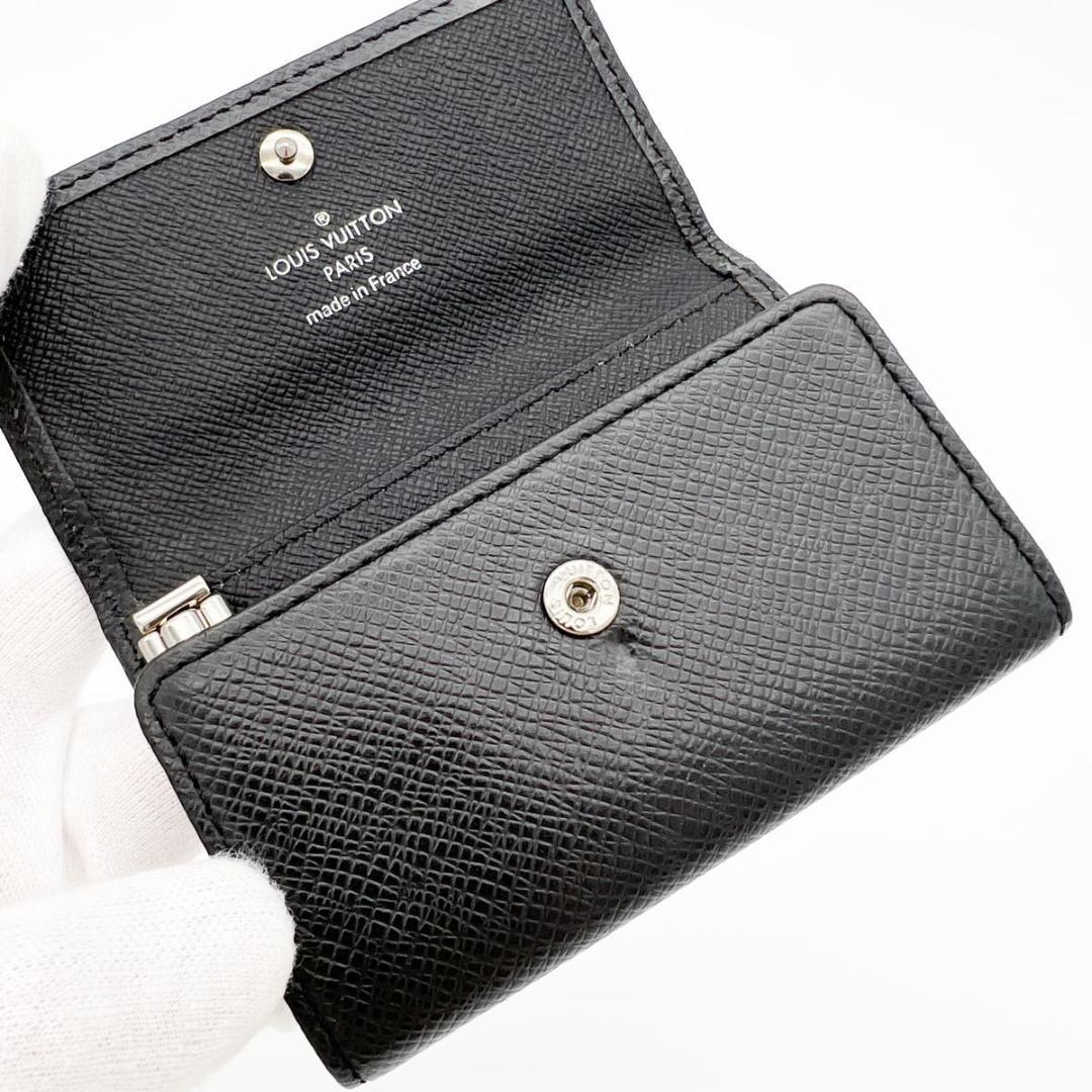 美品❣ヴィトン タイガ ミュルティクレ6 キーケース 黒 M63812