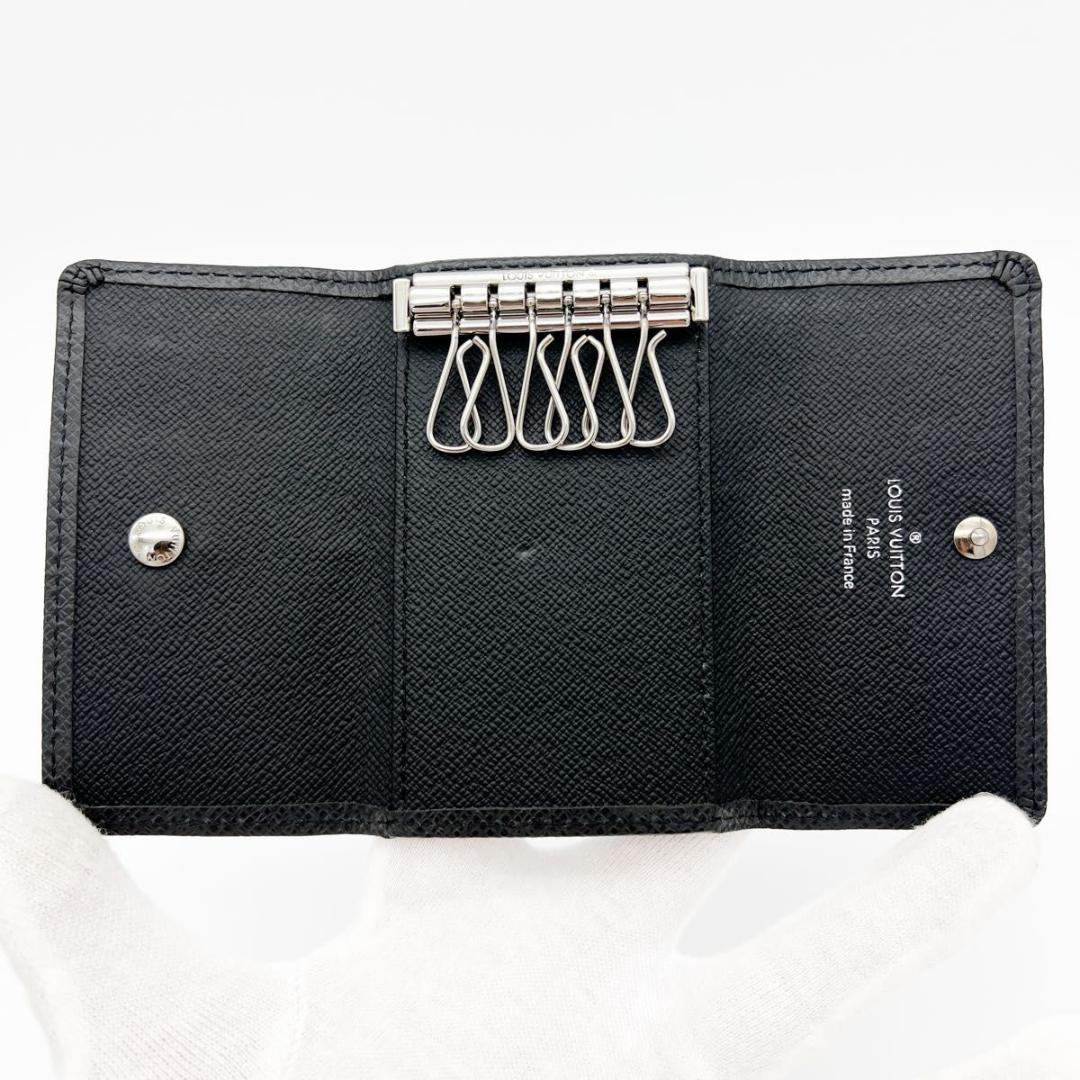 美品❣ヴィトン タイガ ミュルティクレ6 キーケース 黒 M63812