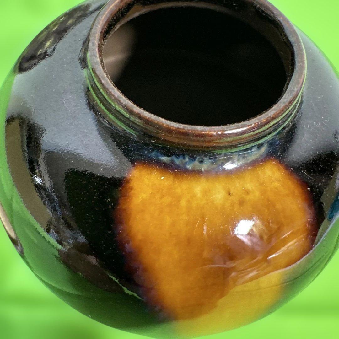 【高級茶道具】蓋付き茶入れ