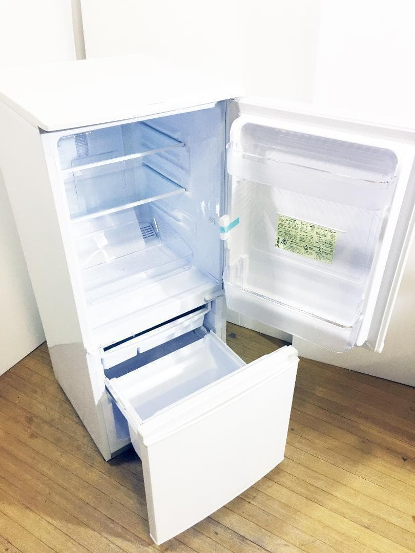 洗濯機もセット◆SHARP 137L 冷蔵庫【♦SJ-D14C-W】♦♦♦♦