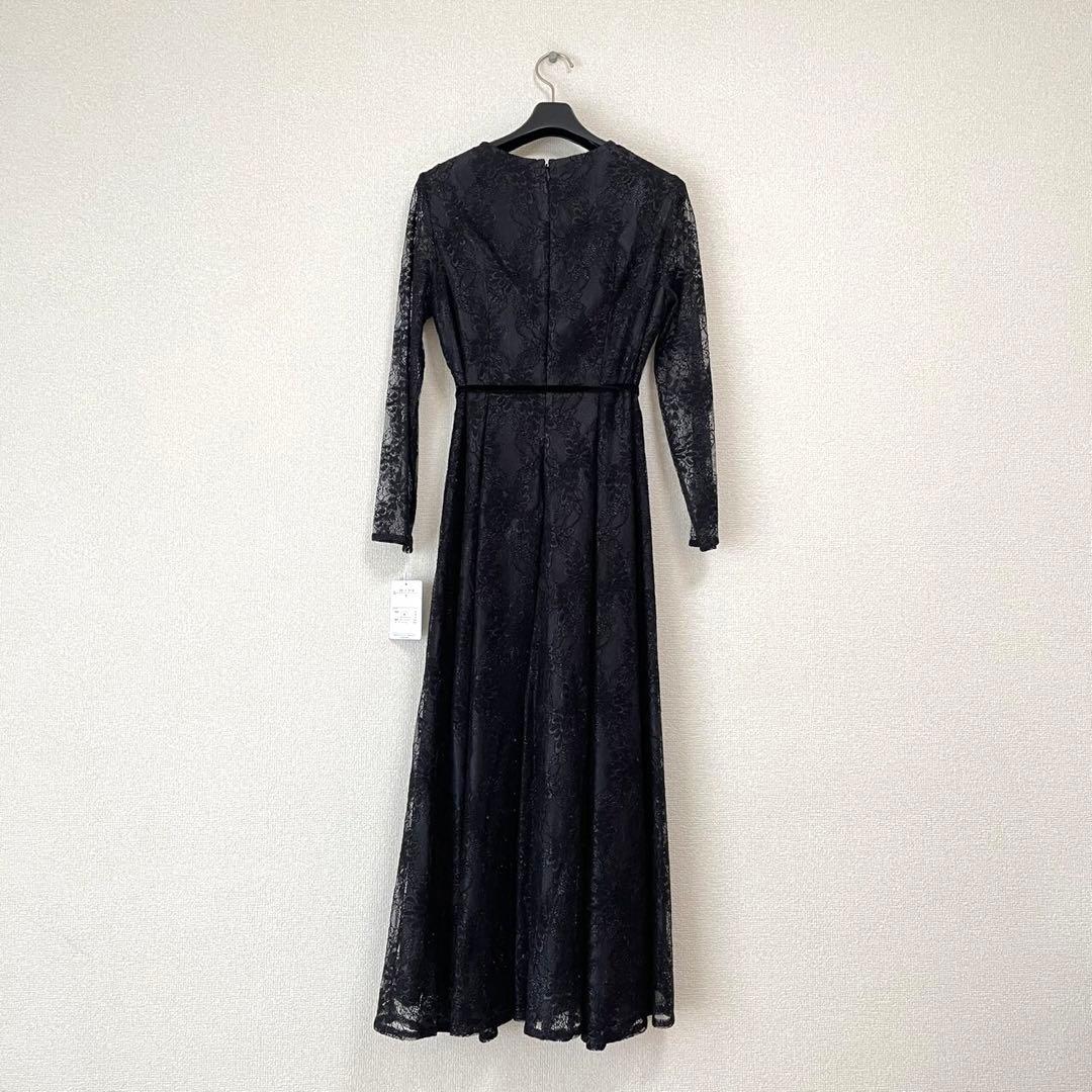 【新品未使用】AIMER ラメレース ベロアリボン パーティードレス