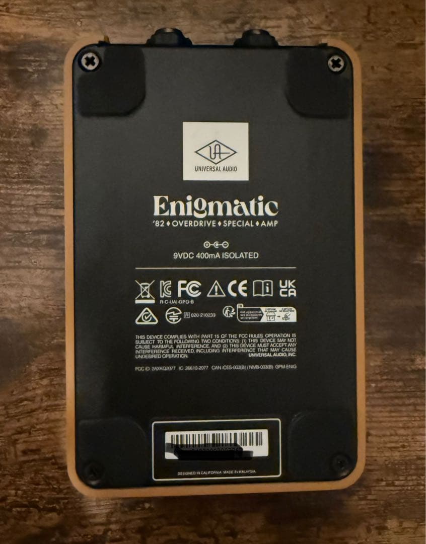 ギター UAFX Enigmatic '82 Overdrive Special Amp