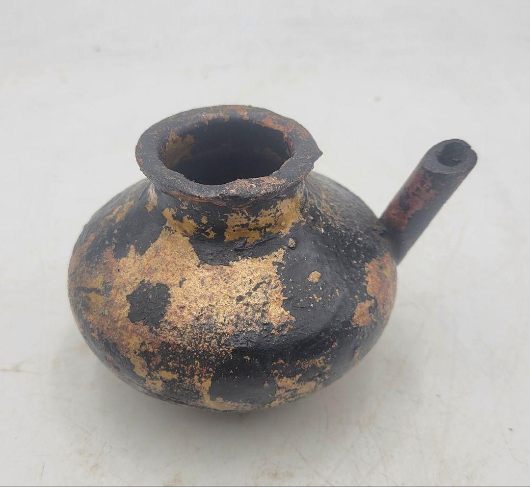 瀬戸焼　灯火器　時代物　江戸時代　古陶磁器　小民具　骨董品、美術品