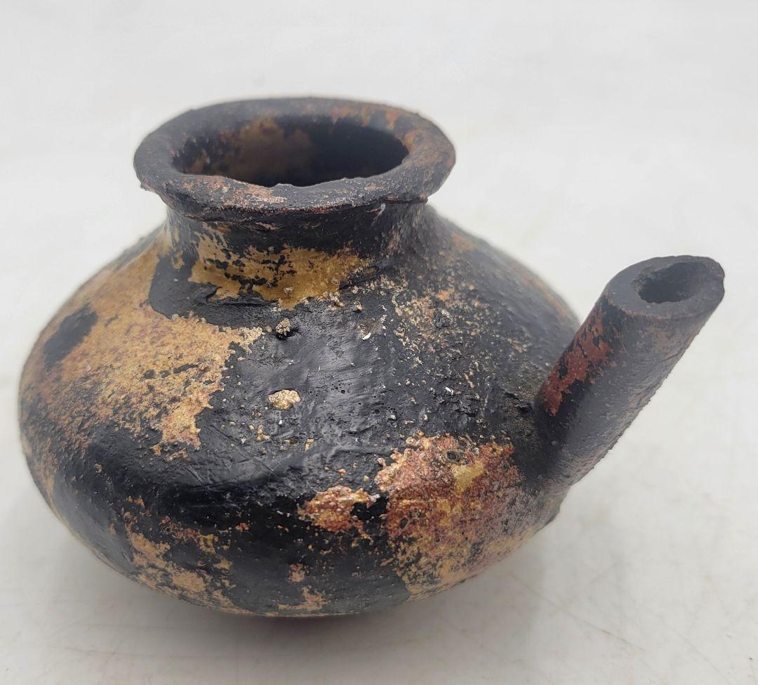 瀬戸焼　灯火器　時代物　江戸時代　古陶磁器　小民具　骨董品、美術品