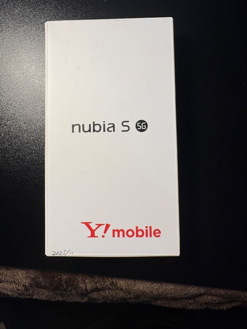 携帯電話本体 nubia S 5G Y!mobile