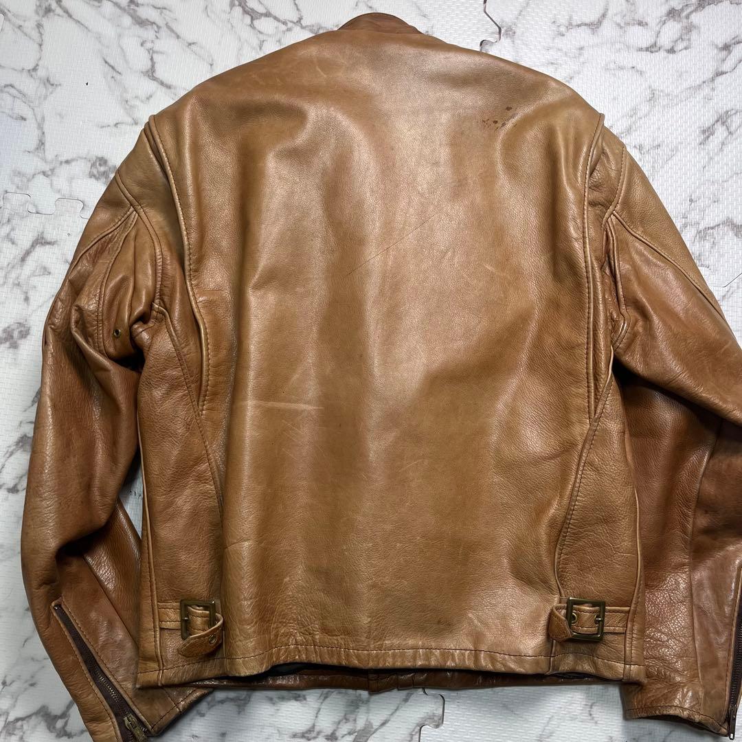 の*り様 奇跡の42size✨【米国製】schott 641 ブラウン ボア使用