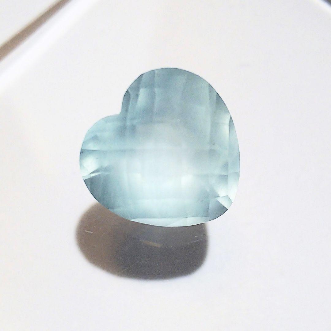 ミルキーアクアマリン ハートシェイプ♡ 5.76ct