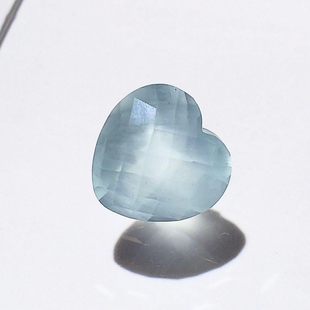 ミルキーアクアマリン ハートシェイプ♡ 5.76ct