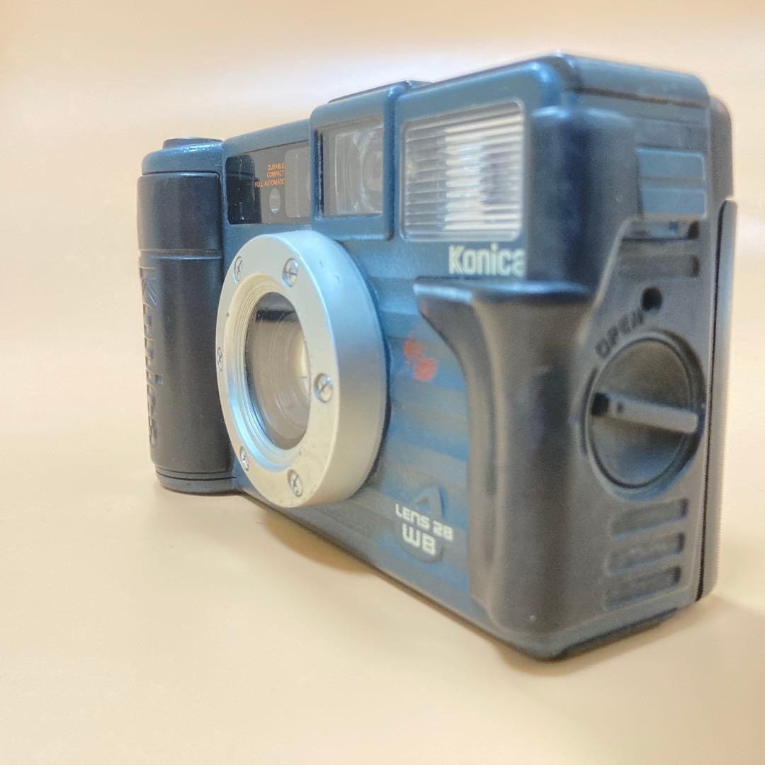 Konica 現場監督 28WB ブラック色　コンパクトフィルムカメラ