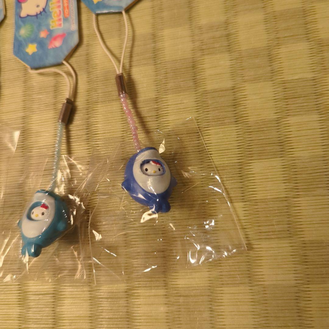 Sanrio ハローキティ 変身マリンシリーズ 根付ストラップ 平成レトロ