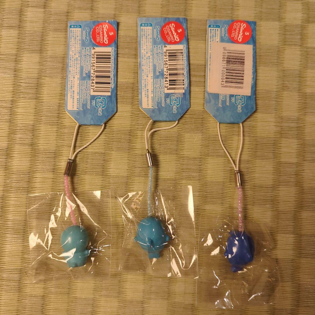 Sanrio ハローキティ 変身マリンシリーズ 根付ストラップ 平成レトロ