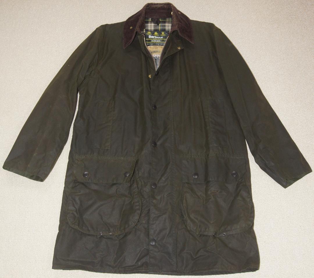 Barbour Border C38/96CM ダークグリーン(ヴィンテージ)