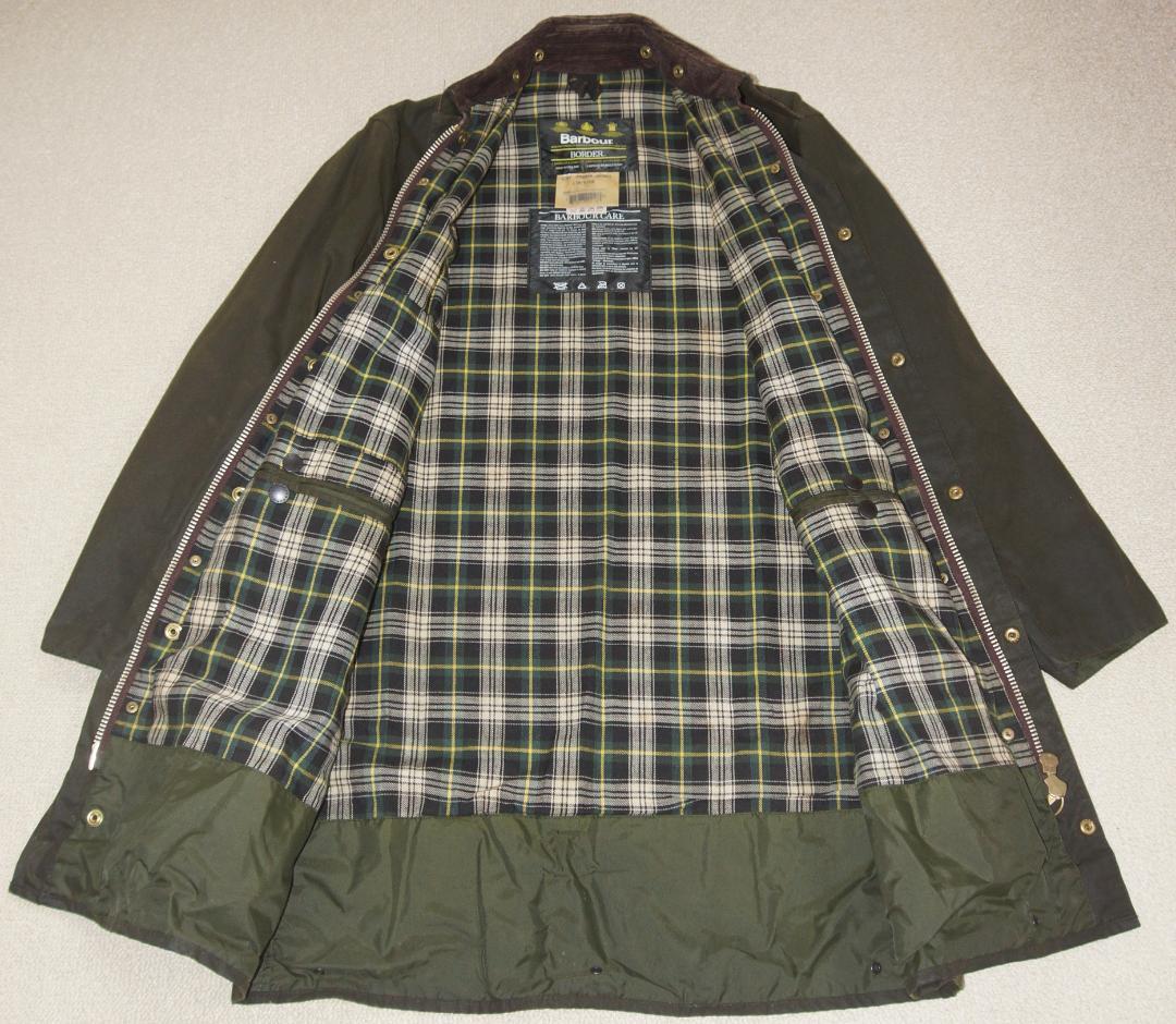 Barbour Border C38/96CM ダークグリーン(ヴィンテージ)