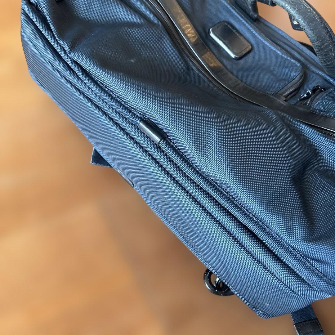 [3way TUMI] ネイビー ビジネスバッグ　SHIPS ダブルネーム
