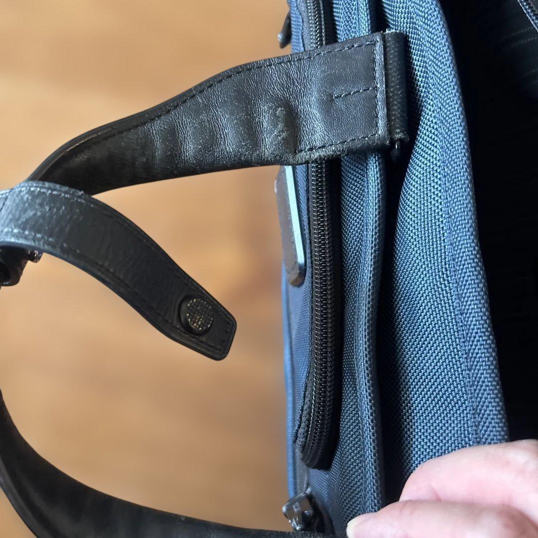 [3way TUMI] ネイビー ビジネスバッグ　SHIPS ダブルネーム