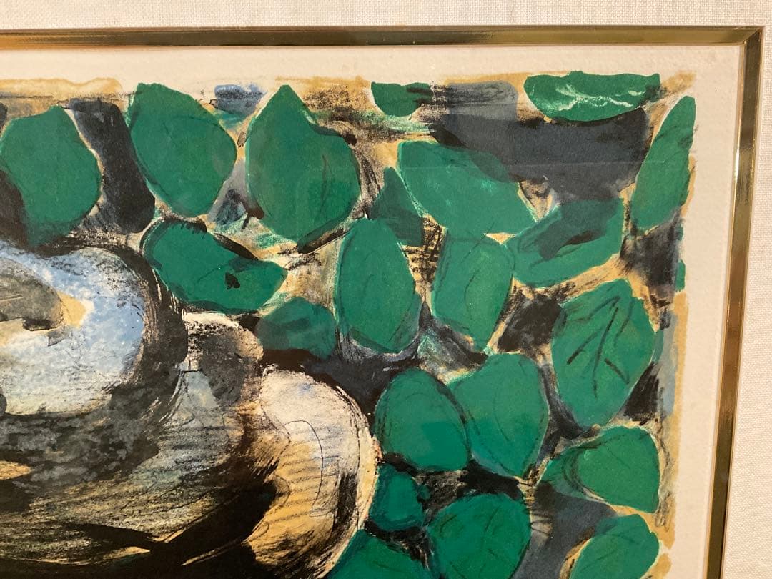 カシニョール　「四月」　リトグラフ　直筆サイン・エディション有り