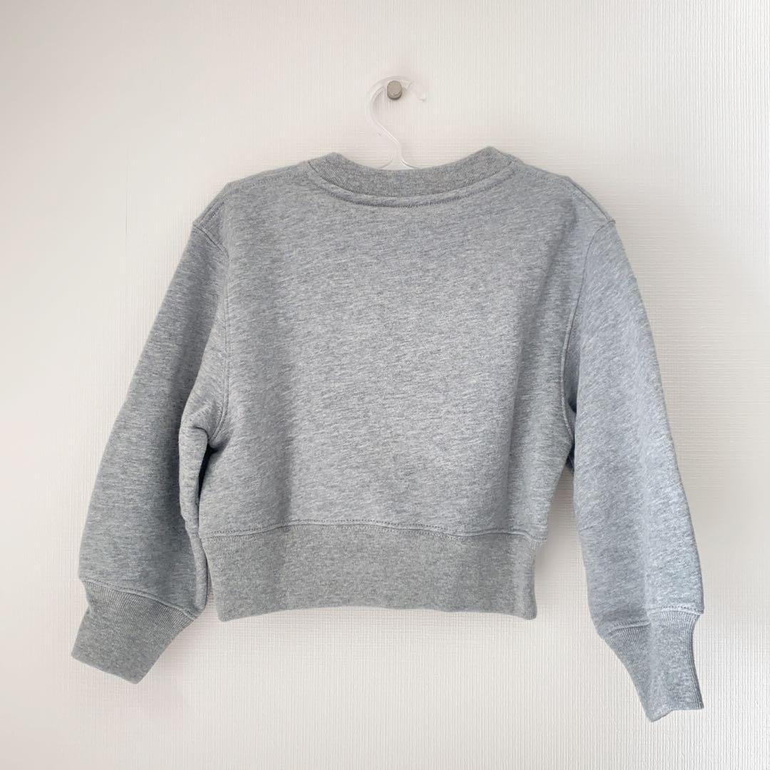 ラスト１【新品】Burberry キッズ ロゴ トレーナー くま グレー 4Y