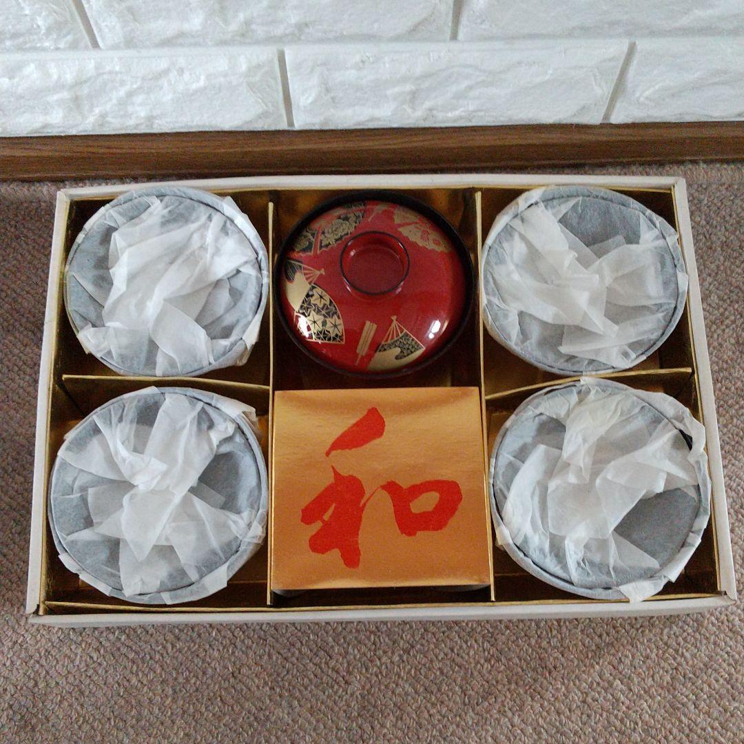 (希少)本漆塗り御椀セット