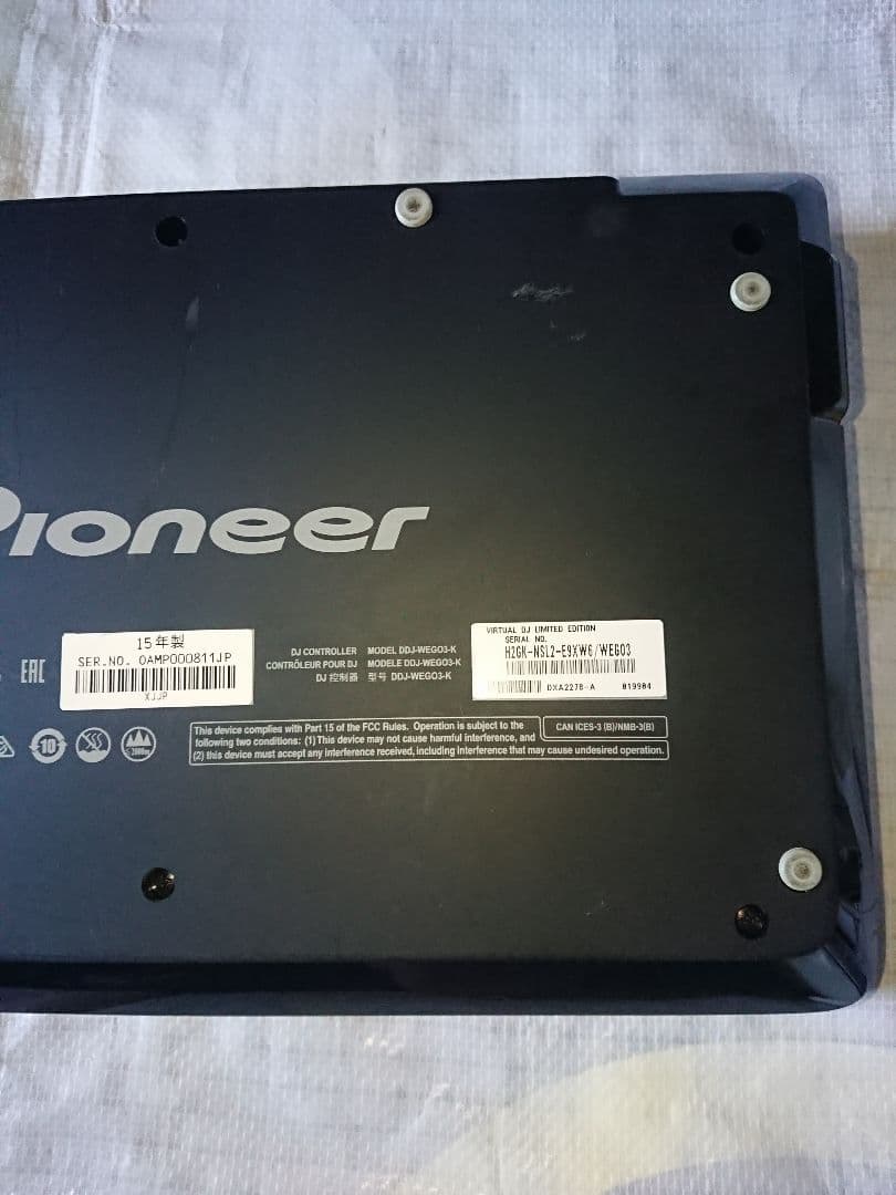 Pioneer DDJ-WeGO3-K DJコントローラー 2015年製 本体