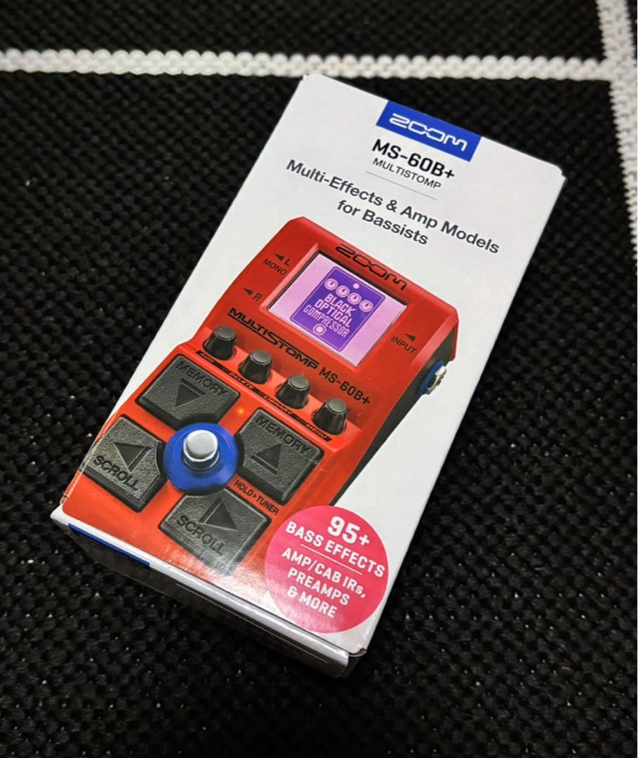 【新品・未開封】ZOOM (ズーム) MS-60B+ ベース用マルチエフェクター