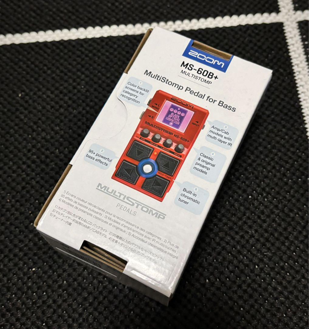 【新品・未開封】ZOOM (ズーム) MS-60B+ ベース用マルチエフェクター