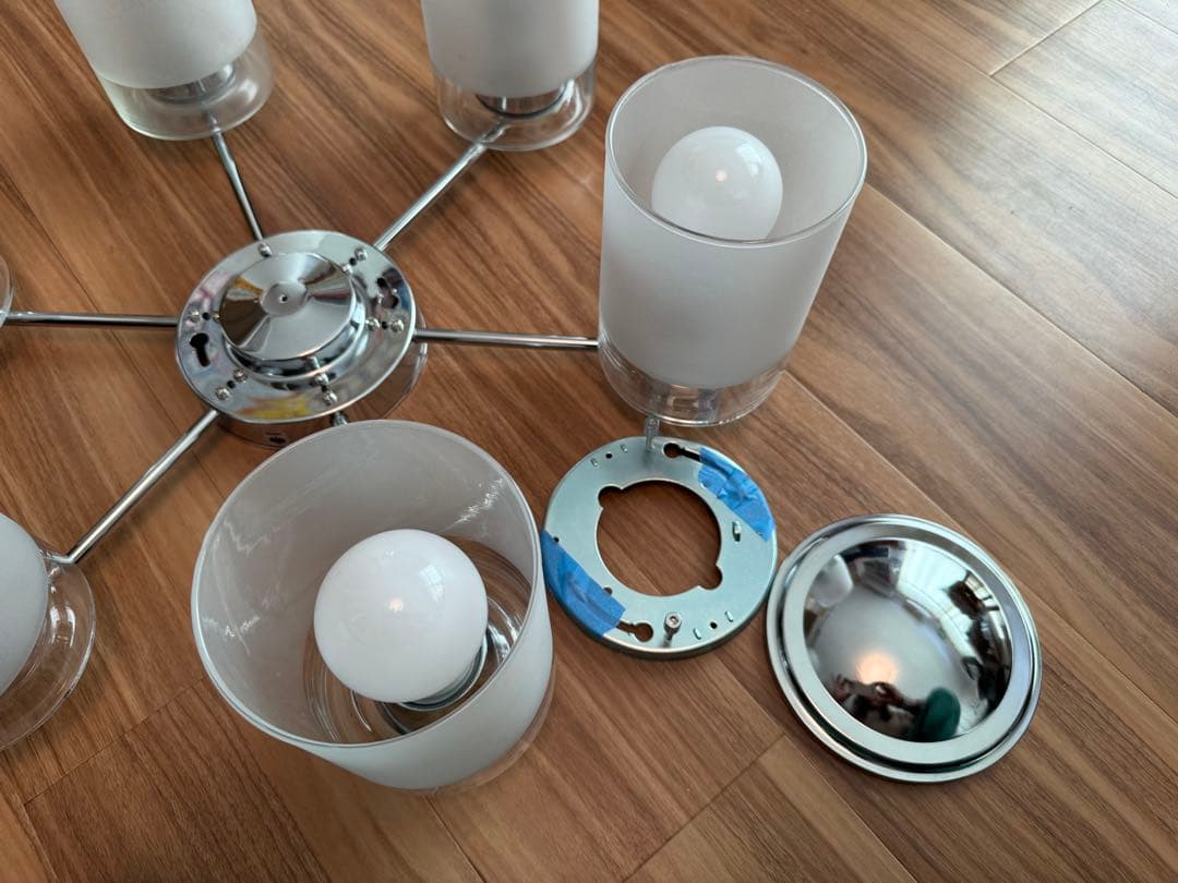 か*ち様 モデルルーム展示使用　シャンデリア天井照明　引き取り限定