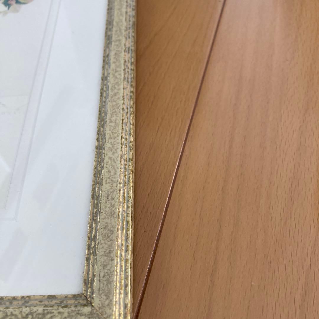 橋本不二子　絵画　水彩画　サイン入り　額縁入り