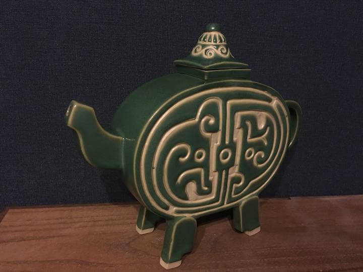 アンティーク雑貨 陶器 置物 ジョウロ