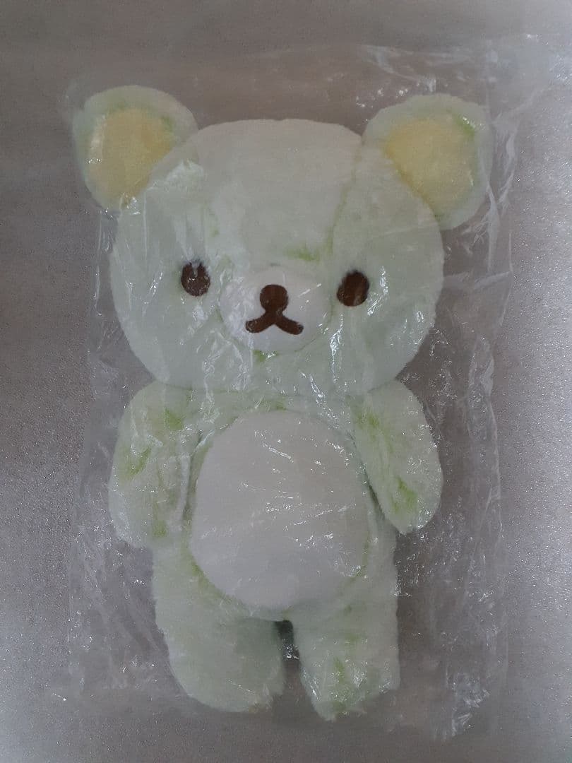 リラックマストア限定 リラックマ シャーベットぬいぐるみ M グリーン