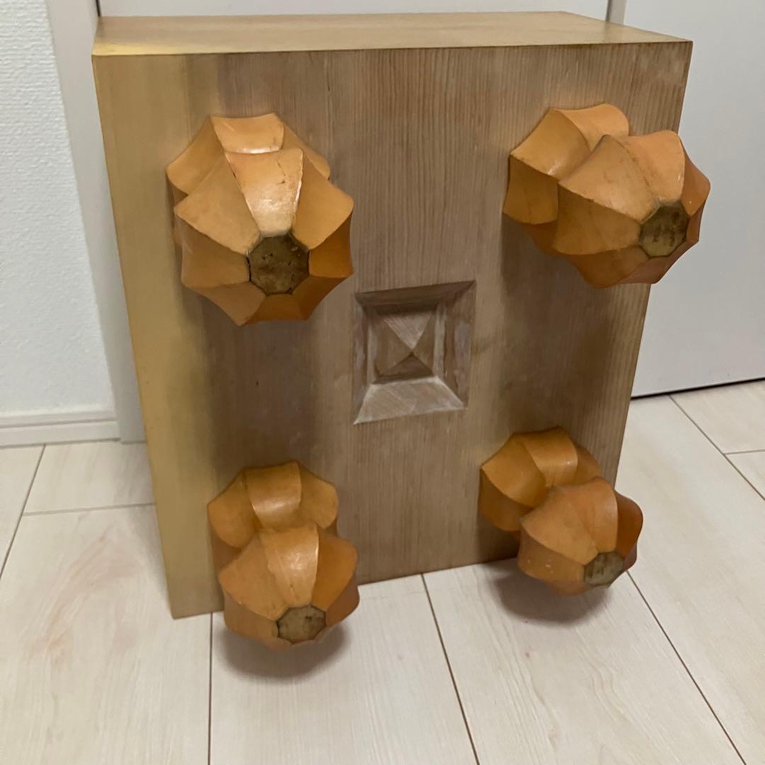 【美品】囲碁盤 極厚 高級 へそ付き 厚さ17.5cm 5.8寸 天地柾