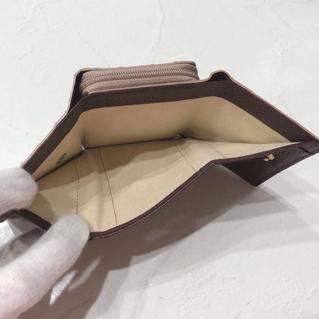 ☆美品☆ ATAO アタオ 三つ折り財布 ワルツ アドリア エメラルド タッセル