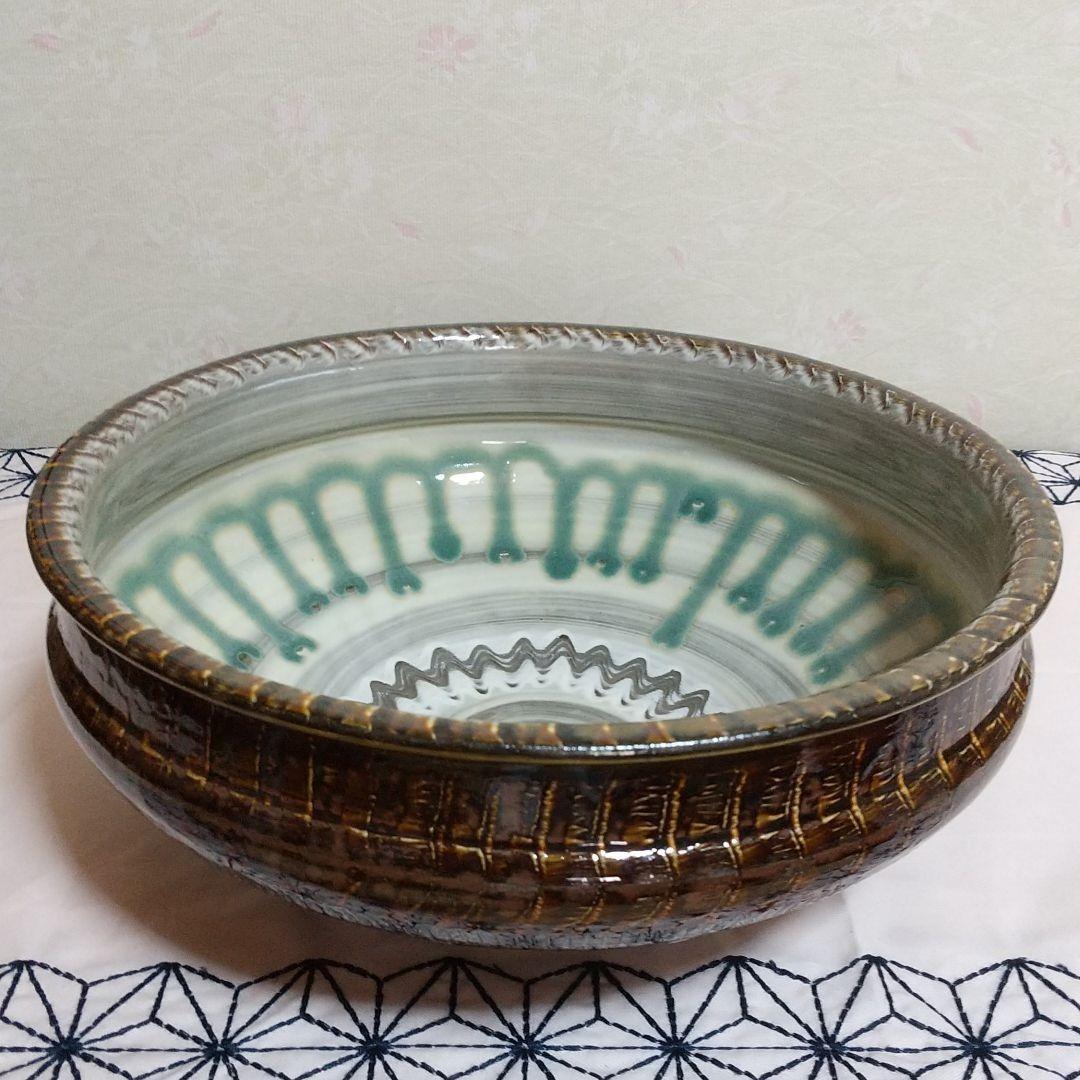 小鹿田焼 大鉢大皿 アンティーク