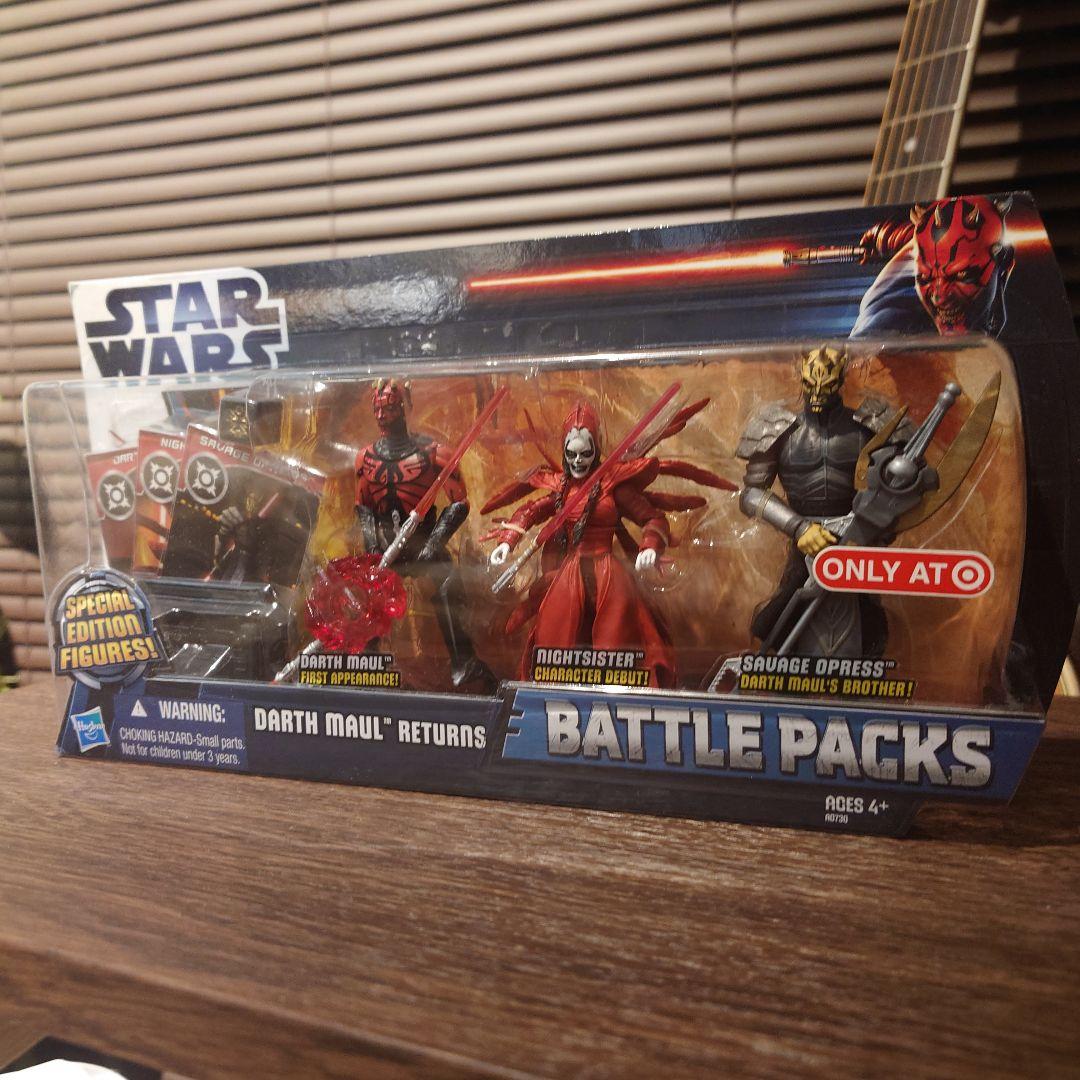 スターウォーズ クローンウォーズ フィギュア バトルパック ダースモール　激レア