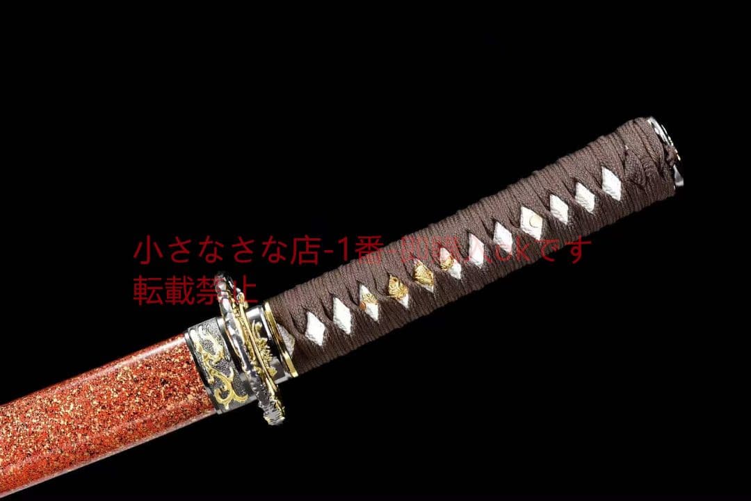 20寸小烏丸焼刃打刀『獅子舞』 古兵器 武具 刀装具 日本刀 模造刀 居合刀