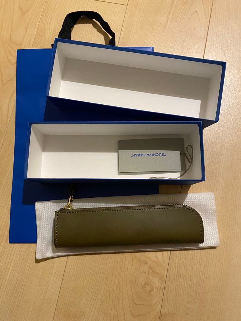 TSUCHIYA KABAN オリーブグリーン 筆箱