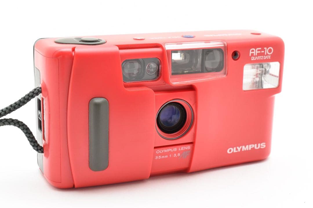 【完動品】Y-1391 稀少モデル OLYMPUS AF-10 レッド