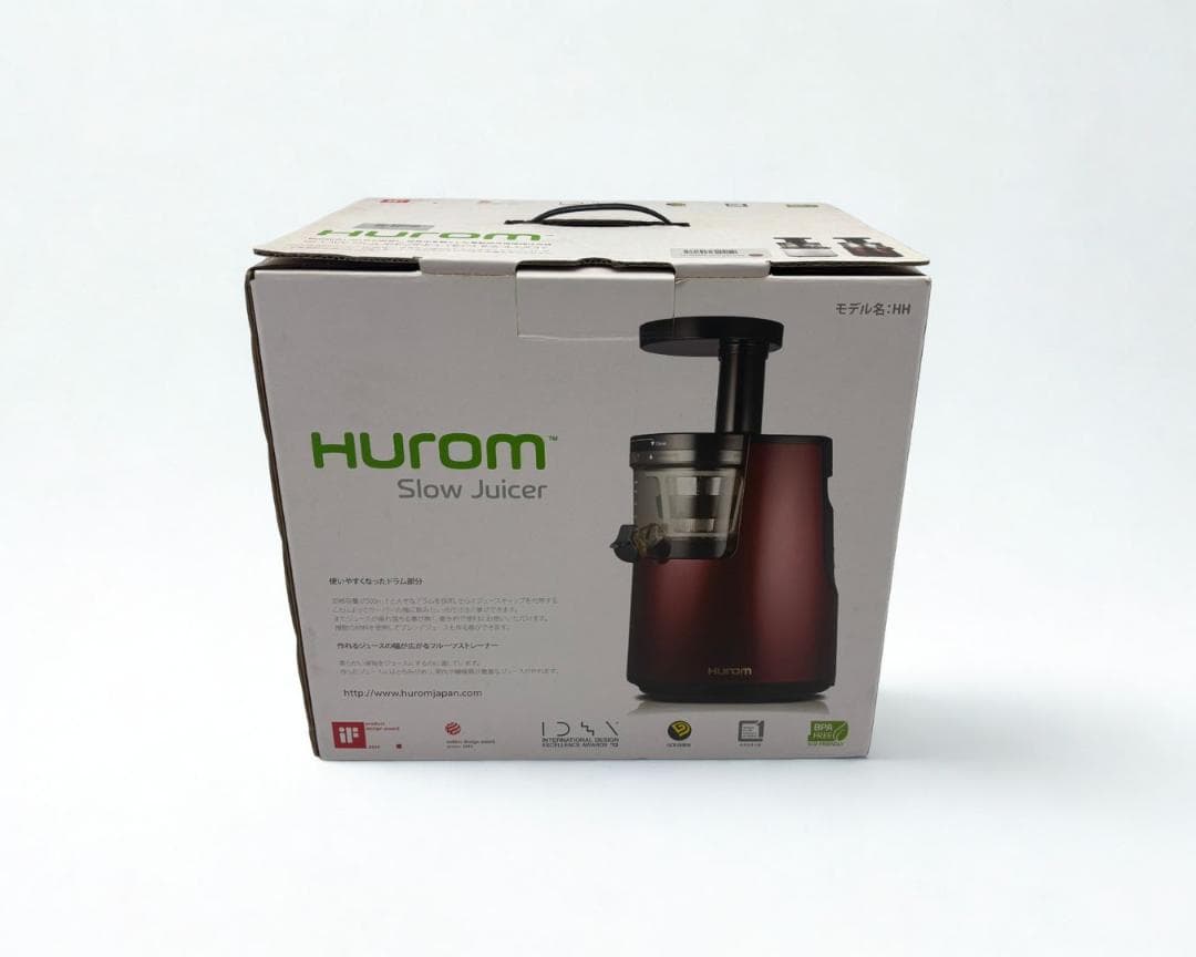 【未使用品】HUROMU/ヒュローム スロージューサー HH-EBA06 レッド