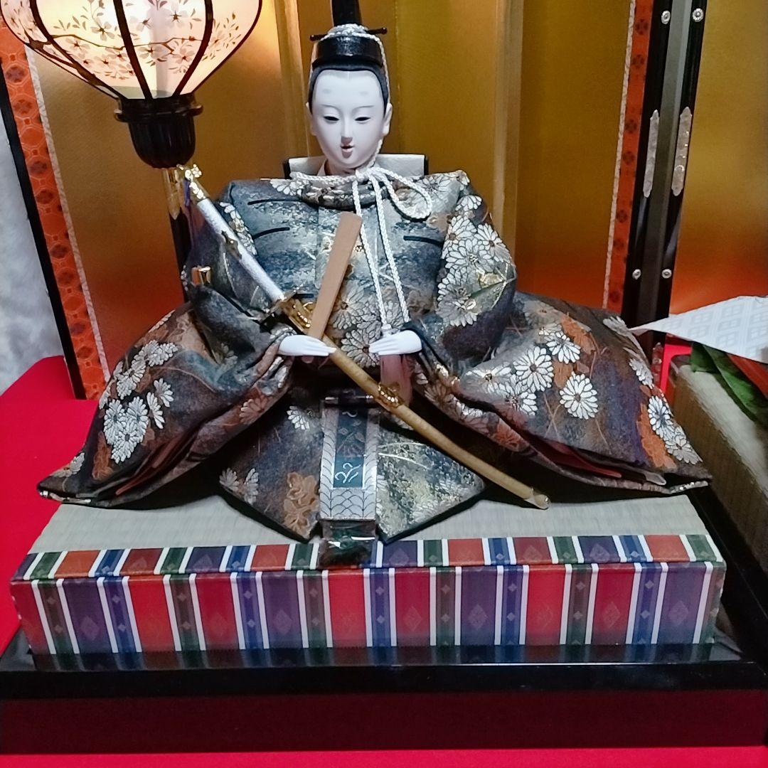お雛様◆お内裏様◆7段飾り◆金屏風・ぼんぼり・三宝台（花器）◆美品