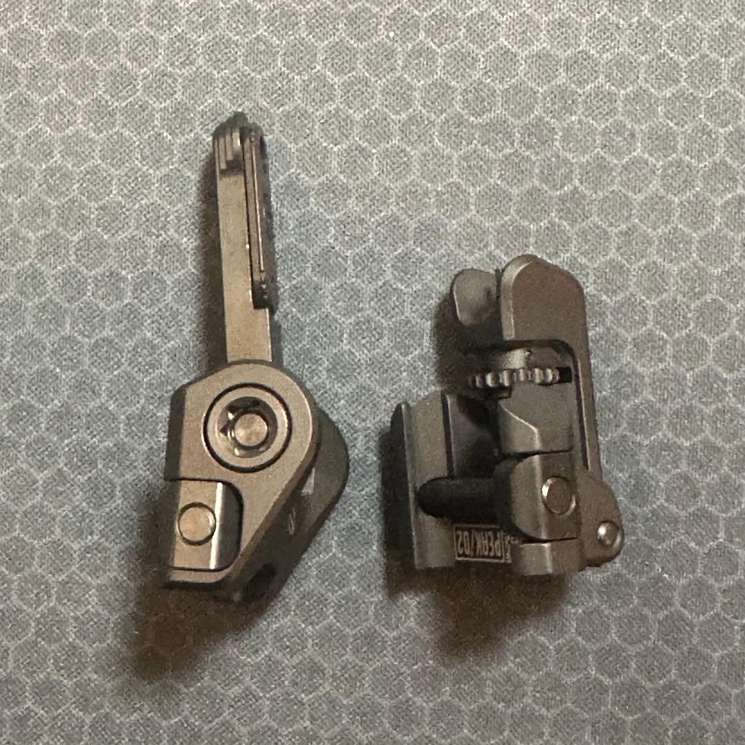 実物 SCALARWORKS PEAK/02 アイアン F・Rサイトセット